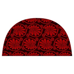 Red Floral Pattern Floral Greek Ornaments Anti Scalding Pot Cap