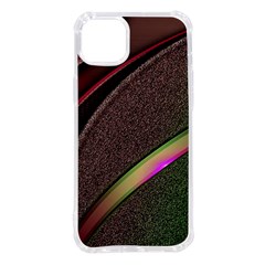 Texture Abstract Curve  Pattern Red Iphone 14 Plus Tpu Uv Print Case by Proyonanggan