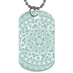 Round Ornament Texture Dog Tag (one Side) by nateshop