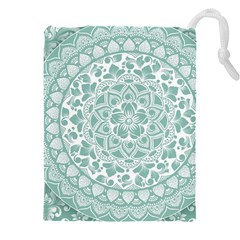 Round Ornament Texture Drawstring Pouch (5XL)