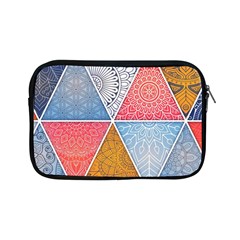 Texture With Triangles Apple Ipad Mini Zipper Cases by nateshop
