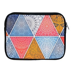 Texture With Triangles Apple Ipad 2/3/4 Zipper Cases
