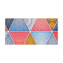 Texture With Triangles Yoga Headband by nateshop