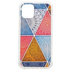 Texture With Triangles Iphone 12 Mini Tpu Uv Print Case	 by nateshop