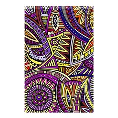 Violet Paisley Background, Paisley Patterns, Floral Patterns Shower Curtain 48  X 72  (small)  by nateshop