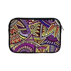 Violet Paisley Background, Paisley Patterns, Floral Patterns Apple Ipad Mini Zipper Cases by nateshop