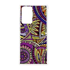 Violet Paisley Background, Paisley Patterns, Floral Patterns Samsung Galaxy Note 20 Ultra Tpu Uv Case