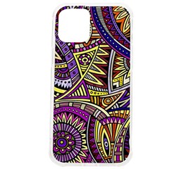 Violet Paisley Background, Paisley Patterns, Floral Patterns Iphone 12 Pro Max Tpu Uv Print Case by nateshop