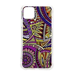 Violet Paisley Background, Paisley Patterns, Floral Patterns Iphone 11 Pro Max 6 5 Inch Tpu Uv Print Case by nateshop