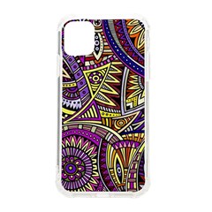 Violet Paisley Background, Paisley Patterns, Floral Patterns Iphone 11 Tpu Uv Print Case by nateshop