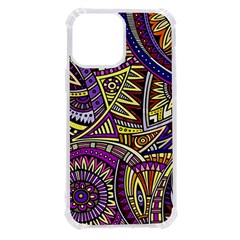 Violet Paisley Background, Paisley Patterns, Floral Patterns Iphone 13 Pro Max Tpu Uv Print Case by nateshop