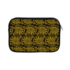 Yellow Floral Pattern Floral Greek Ornaments Apple Ipad Mini Zipper Cases