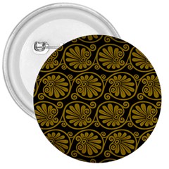 Yellow Floral Pattern Floral Greek Ornaments 3  Buttons by nateshop