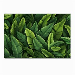 Green Leaves Postcards 5  X 7  (pkg Of 10) by goljakoff