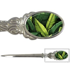 Banana Leaves Pattern Letter Opener by goljakoff