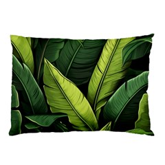 Banana Leaves Pattern Pillow Case (two Sides)