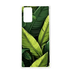 Banana Leaves Pattern Samsung Galaxy Note 20 Tpu Uv Case by goljakoff