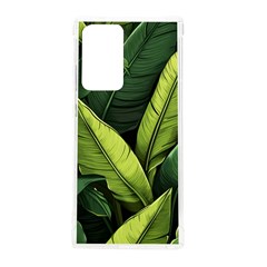 Banana Leaves Pattern Samsung Galaxy Note 20 Ultra Tpu Uv Case by goljakoff