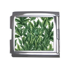 Tropical Leaves Mega Link Italian Charm (18mm) by goljakoff