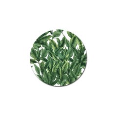 Tropical Leaves Golf Ball Marker by goljakoff