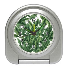Tropical Leaves Travel Alarm Clock by goljakoff