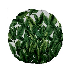 Tropical Leaves Standard 15  Premium Round Cushions by goljakoff