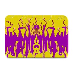 Yellow And Purple In Harmony Plate Mats
