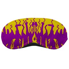 Yellow And Purple In Harmony Sleep Mask