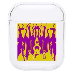 Yellow And Purple In Harmony Hard Pc Airpods 1/2 Case
