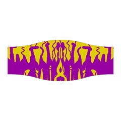 Yellow And Purple In Harmony Stretchable Headband