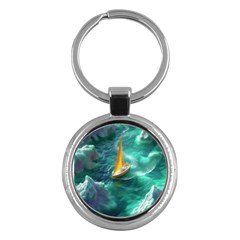 Lion King Of The Jungle Nature Key Chain (round)