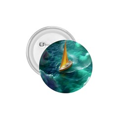 Dolphin Swimming Sea Ocean 1 75  Buttons