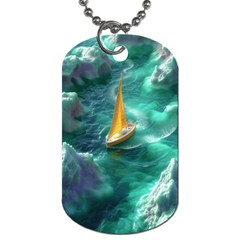 Dolphin Sea Ocean Dog Tag (one Side)