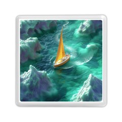 Dolphins Sea Ocean Water Memory Card Reader (square)