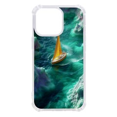 Dolphins Sea Ocean Water Iphone 13 Pro Tpu Uv Print Case by Cemarart