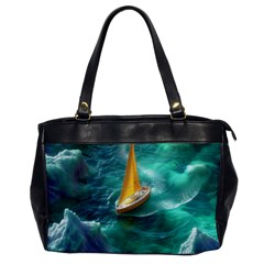 Seascape Boat Sailing Oversize Office Handbag