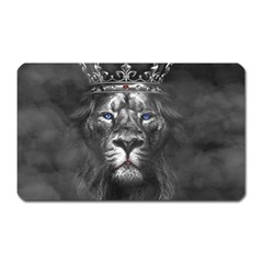 Lion King Of The Jungle Nature Magnet (rectangular)