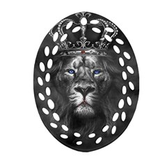 Lion King Of The Jungle Nature Ornament (oval Filigree)