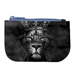 Lion King Of The Jungle Nature Large Coin Purse by Cemarart