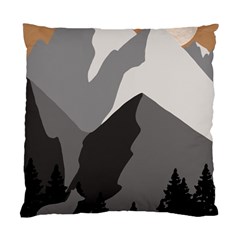 Mountain Wolf Tree Nature Moon Standard Cushion Case (one Side)