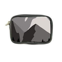 Mountain Wolf Tree Nature Moon Coin Purse