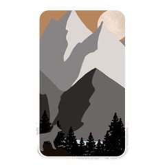 Mountain Wolf Tree Nature Moon Memory Card Reader (rectangular)