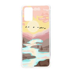 Mountain Birds River Sunset Nature Samsung Galaxy S20plus 6 7 Inch Tpu Uv Case by Cemarart