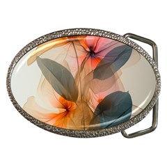 Double Exposure Flower Belt Buckles