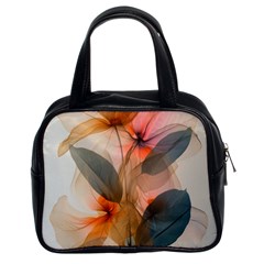 Double Exposure Flower Classic Handbag (two Sides)