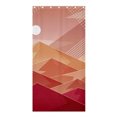 Mountains Sunset Landscape Nature Shower Curtain 36  X 72  (stall) 