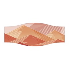 Mountains Sunset Landscape Nature Stretchable Headband by Cemarart