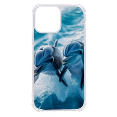 Dolphin Swimming Sea Ocean Iphone 13 Pro Max Tpu Uv Print Case