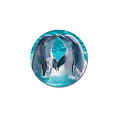 Dolphins Sea Ocean Golf Ball Marker (10 Pack) by Cemarart