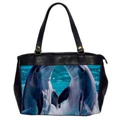 Dolphins Sea Ocean Oversize Office Handbag